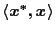 $\langle x^{\ast }, x \rangle $