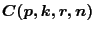 $C(p,k,r,n)$