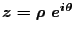 $z=\rho ~e^{i\theta }$