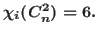 $\chi_i(C^2_n)= 6.$