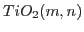$TiO_2(m,n)$