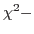 $\chi^{2}-$