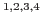 $^{1,2,3,4}$