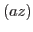 $(az)$